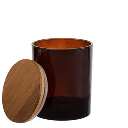 Oxford Medium 20cl External Amber Candle Glass