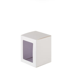 Medium Candle Box - White WITH Window