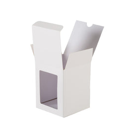 Large Candle Box - White With Window